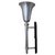 1930s Art Deco Machine Age Spun Aluminum & Steel Torchiere Wall Sconce, Set of 4 For Sale - Image 4 of 7