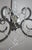 Six-Light Rock Crystal Wrought Iron Chandelier For Sale In Los Angeles - Image 6 of 12