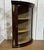 English Mahogany Corner Wall Display Cabinet, 1950s For Sale - Image 9 of 12