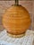 Vintage Pencil Rattan Table Lamp With Crab Finial & Woven Shade For Sale - Image 9 of 12