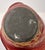 Signed Raku Ceramic Flower Arrangement Bowl With Frog-Style Center For Sale - Image 11 of 11