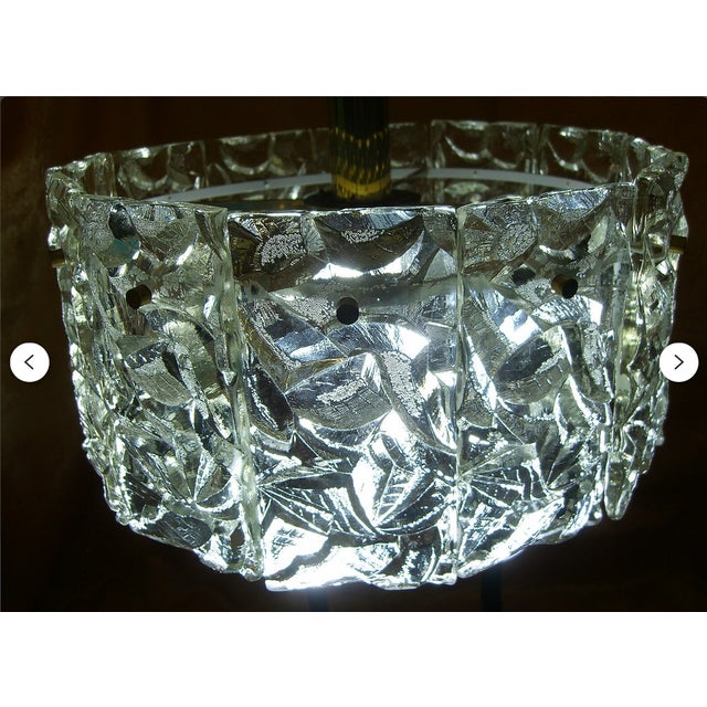 A work of ambiental art, crafted in the legendary "kinkeldey-germany" ateliers, pure mid century, art deco modernist...