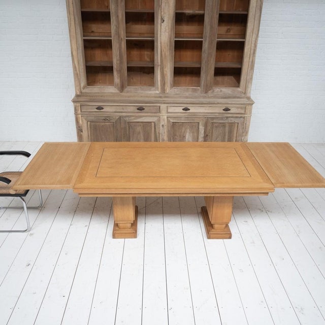 French Dining Table by Gaston Poisson, 1940s, in Restored conditions. Designed 1920 to 1949 I have official proof of...