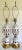 Antique Bohemian Czech Glass Floral and Brass Lamps - a Pair For Sale - Image 13 of 13