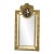 French Gold Leaf Mirror – Ornate Gold Frame With Portrait Detail For Sale