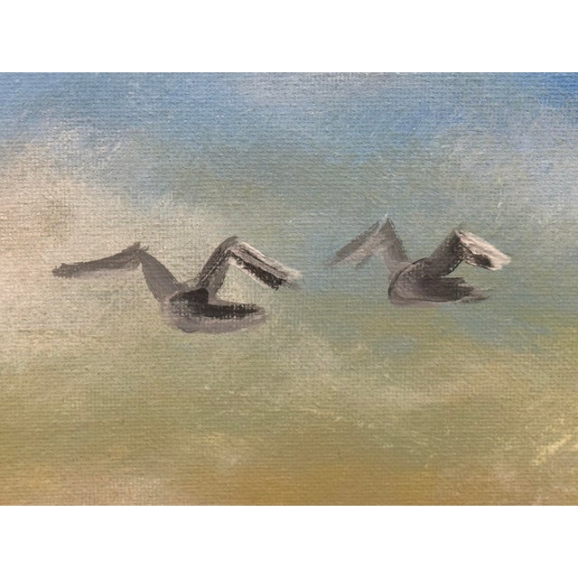 Paint Coastal Beach Seascape Original Oil Painting, Signed For Sale - Image 7 of 12