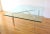 This is a mid century modern square glass topped chrome base coffee table. It has a beautiful cross chrome base, and 1/2″...