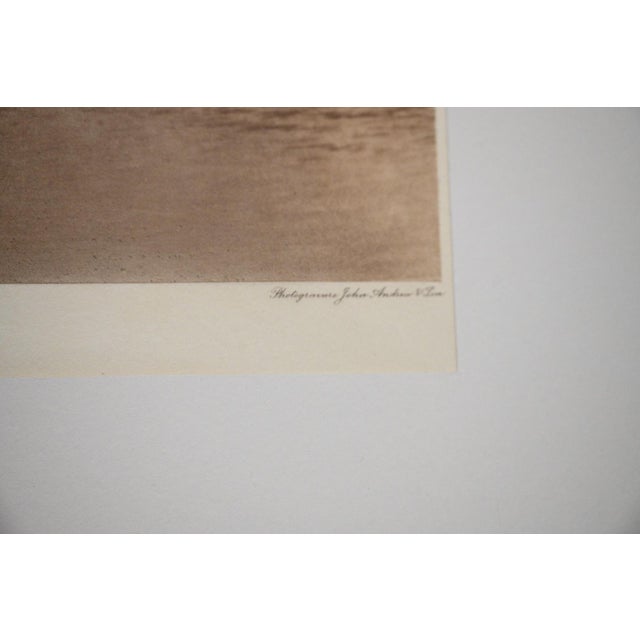 Edward S. Curtis "Kalispel Scene" Photogravure on Gampi Tissue, 1911 — Cardozo Collection For Sale - Image 4 of 7