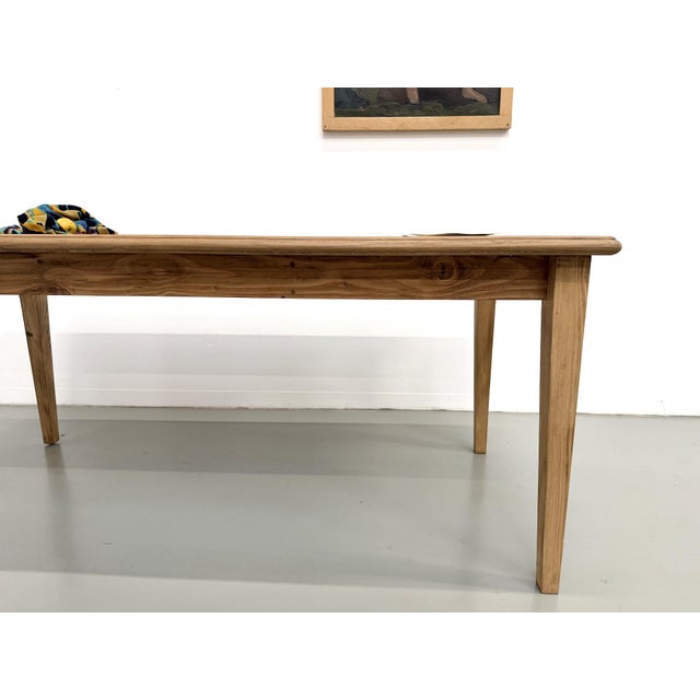 1970s Country Table in Oak and Pine, 1970s For Sale - Image 5 of 18