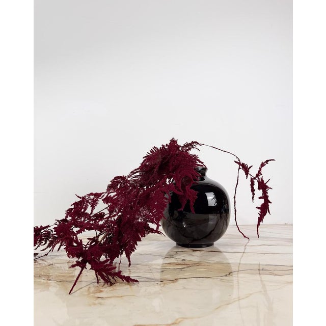 Mid-Century Italian Maiolica Vase attributed to Gariboldi for Richard Ginori San Cristoforo, 1930s For Sale - Image 4 of 16