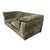 Vintage Olive Velvet Modular Two-Seater Sofa, 1960s For Sale - Image 9 of 17