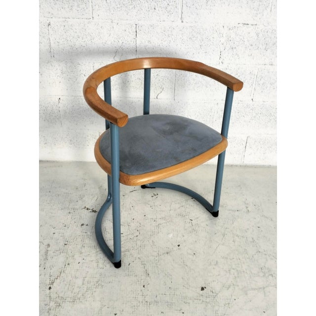 Metal Achillea Chairs attributed to Tito Agnoli for Ycami, 1970s, Set of 6 For Sale - Image 7 of 11