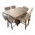 Metall Furniture Dining Table with Amisco Chairs – Dining Set For Sale