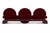 Eclipse Sofa in Bordeaux Lacquer and Velvet by Alexandre Ligios For Sale - Image 6 of 9