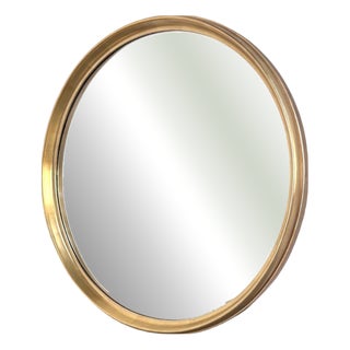 Large Round Mirror, 1960s For Sale