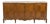 French Louis XV Style Sideboard With Walnut Marquetry, Bronze Hardware, and Cosmopolitan Quartzite Top For Sale