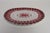 Scandinavian Geometric and Floral Hand-Painted Fajance Platter by Elle Norway For Sale - Image 9 of 16