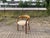 Mid-Century Round Walnut Chair, 1960s, Set of 4 For Sale - Image 12 of 13