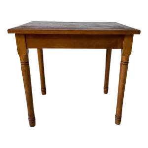 Early 20th Century Antique Federal Style Solid Wood Side Table