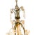 Art Deco 1900s Louis XVI Revival Style French Crystal and Bronze Chandelier For Sale - Image 3 of 6
