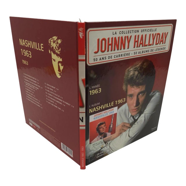 Johnny Hallyday's 50 Year Career the Official Book Collection French Edition For Sale