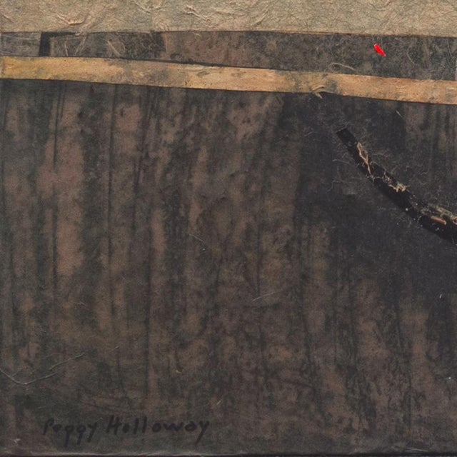 Signed lower left, 'Peggy Holloway' (American, 20th century) and created circa 1965. Additionally signed, verso, and...