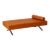 Late 20th Century Enzo Mari “Sigmund” Daybed in Braided Tanned Leather, Wood & Steel For Sale