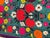 Late 20th Century Suzani Style Textile, Colorful and Floral Print For Sale - Image 10 of 12