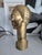 Art Deco 1970's Brass Art Deco Head Manner of Hagenauer For Sale - Image 3 of 5