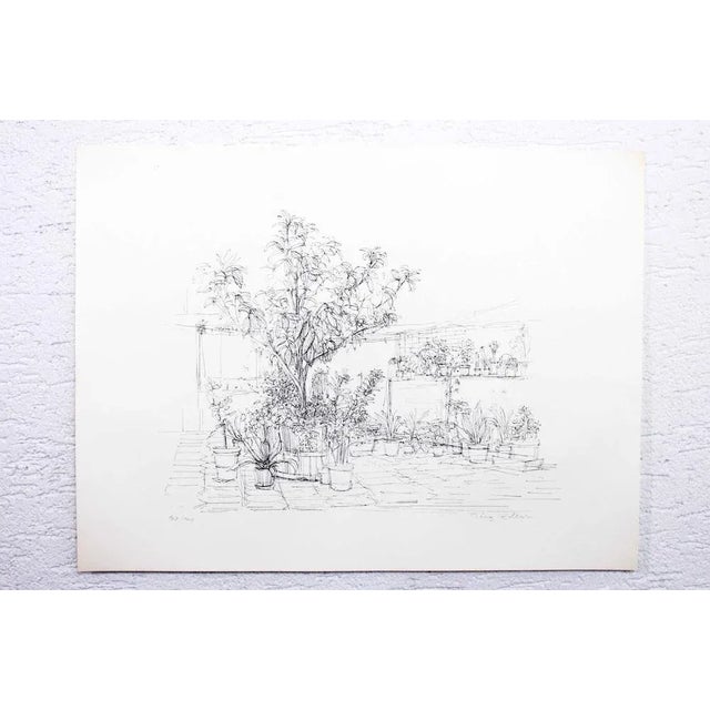 Jurg Keller, Jardin Sud, 1970, Lithograph For Sale - Image 11 of 11