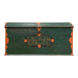 19th Century Swedish Marriage or Dowry Chest