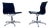 EA107 Chairs by Herman Miller for ICF, 1970s, Set of 2 For Sale