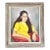 Vintage Signed Realist Portrait of Young Woman Oil Painting For Sale