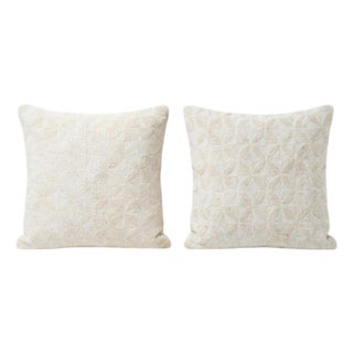 Anatolian Oushak Kilim Pillow Cover 20'' X 20'' - Set of Two For Sale