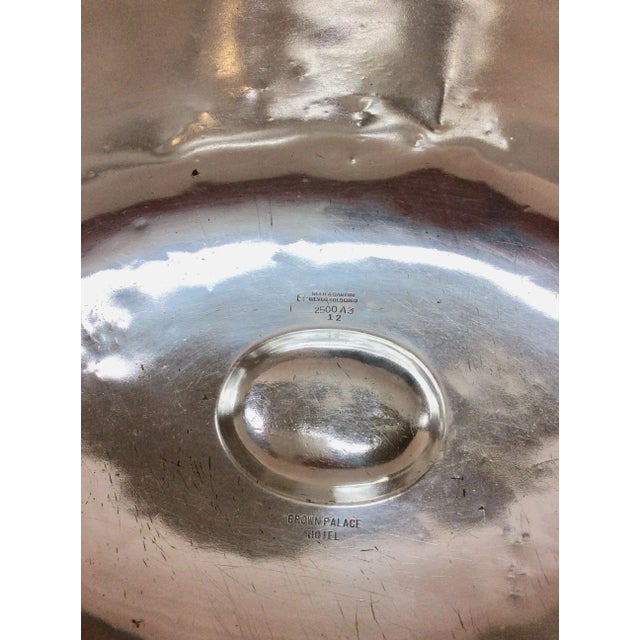 Silver Early 20th Century Hotel Silver Silverplate Brown Palace Hotel Food Cover Dome For Sale - Image 8 of 11