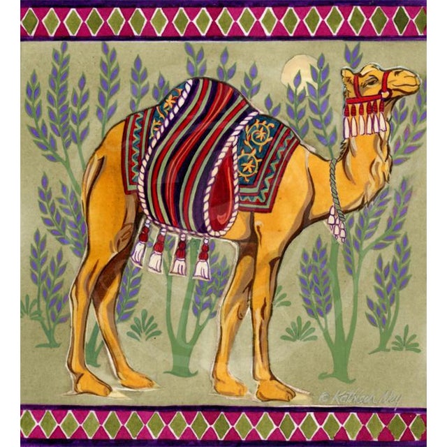 Miniature Camel R original painting. These originals are artist samples, color trials from the development of my Global...