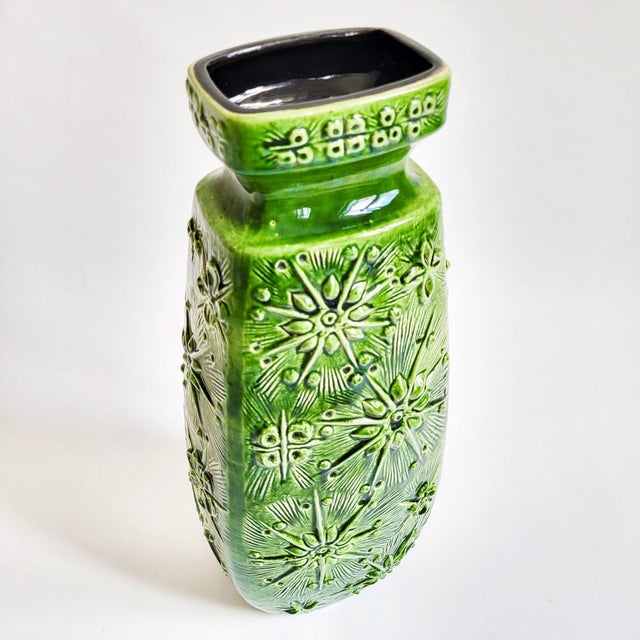 Mid-Century Modern Mid-Century Modern West German Fat Lava Vase from Scheurich Keramik, 1960s For Sale - Image 3 of 8