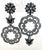 Matthew Campbell Laurenza Earrings MCL White Sapphire Moonstone Lace Drop Sterling Silver 925 Chandelier Interchangeable - 2 Pieces For Sale - Image 4 of 12