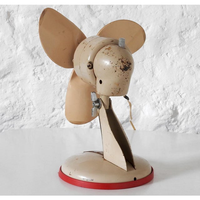 1950s Mid-Century Fan from Elge, France, 1950s For Sale - Image 5 of 11