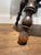 Antique German Black Forest Carved Tiger Oak Drunken Monk Tavern Side Chair For Sale - Image 9 of 11