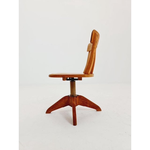Bauhaus Swivel Office Chair in Wood by Sedus, 1930s For Sale - Image 15 of 18