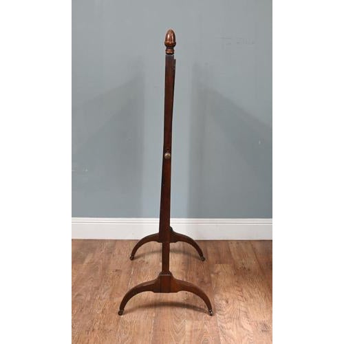 Regency Cheval Mirror in Mahogany, 1860 For Sale - Image 9 of 12