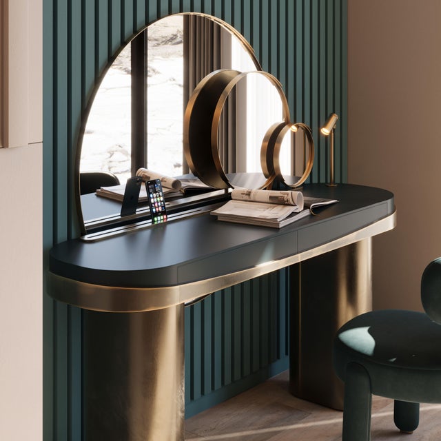 Aldrich Dressing Table by Porus Studio For Sale - Image 4 of 18