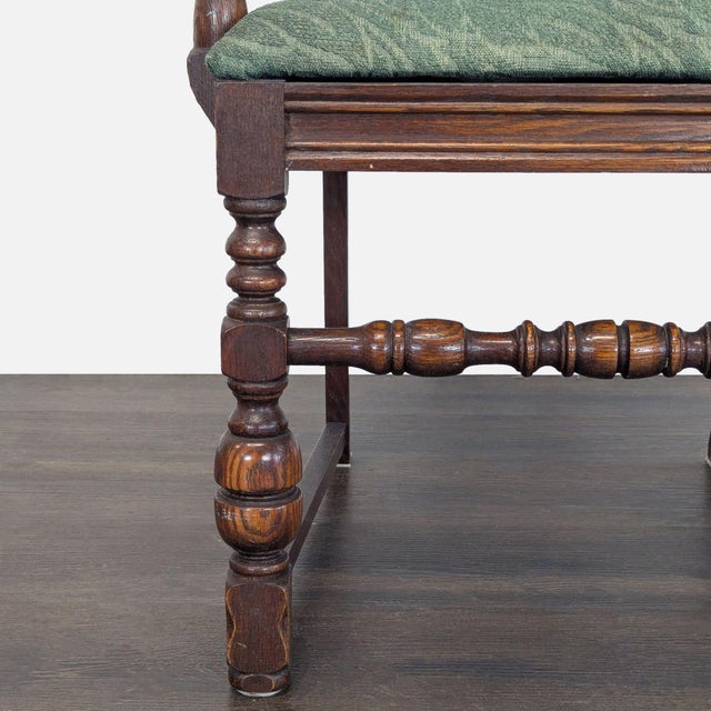 Wood Vintage Wood Dining Armchair For Sale - Image 7 of 11