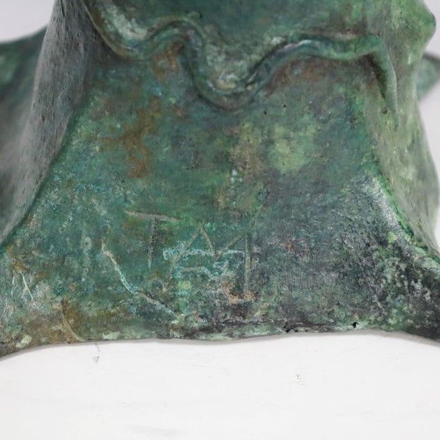 TM, Baobab Tree Sculpture with Birds, 1980s, Bronze For Sale - Image 9 of 10
