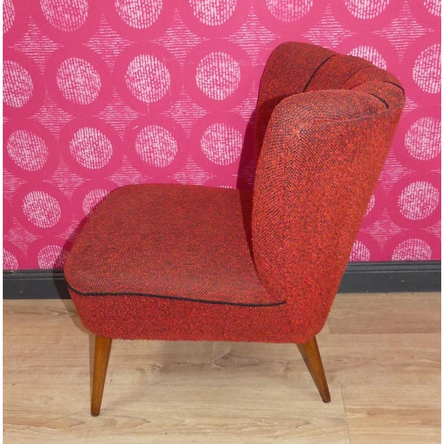 COLORFUL cocktail chair Adorable armchair, small and delicate, typical 50s cocktail furniture in a particularly beautiful...