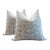 Thibaut Greek Key Pillows - A Pair For Sale