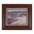 Unsigned Sandy Wash in Front of Mountains Oil Painting For Sale