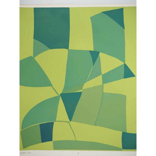 Cicéro DIAS (1907-2003) Brazil, Variations on Green, 1952 Lithograph and stencil (Atelier Renson Fils) Unsigned On vellum...