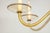 Mid 20th Century Eight-Arm Amber-Colored Murano Glass Chandelier For Sale - Image 5 of 10